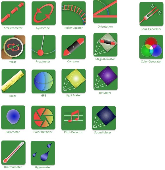 Physics Toolbox Apps
